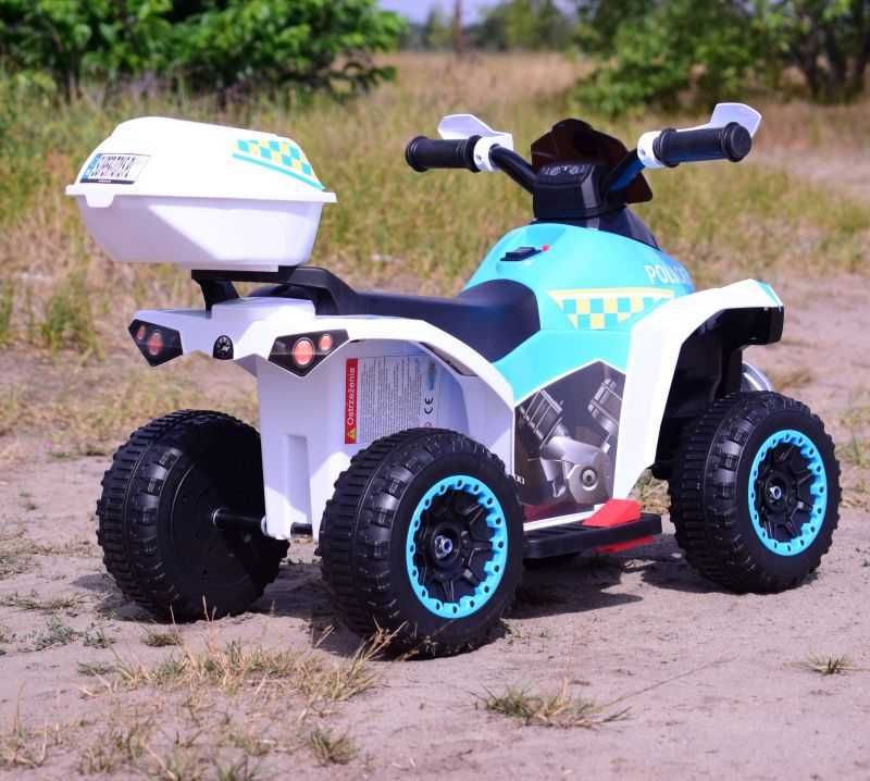 Autko na akumulator QUAD auto jeździk jeep pojazd elektryczny POLICJA