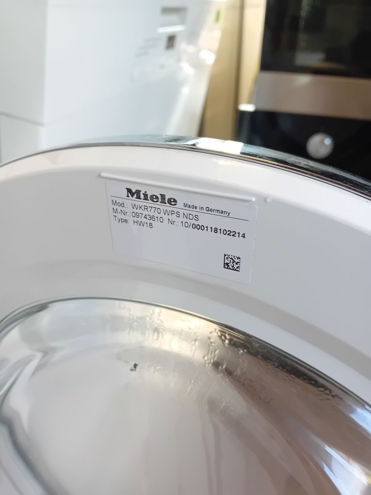 Pralka Miele W1 WKR770 WPS NDS 1-9kg 1600obr f.pary