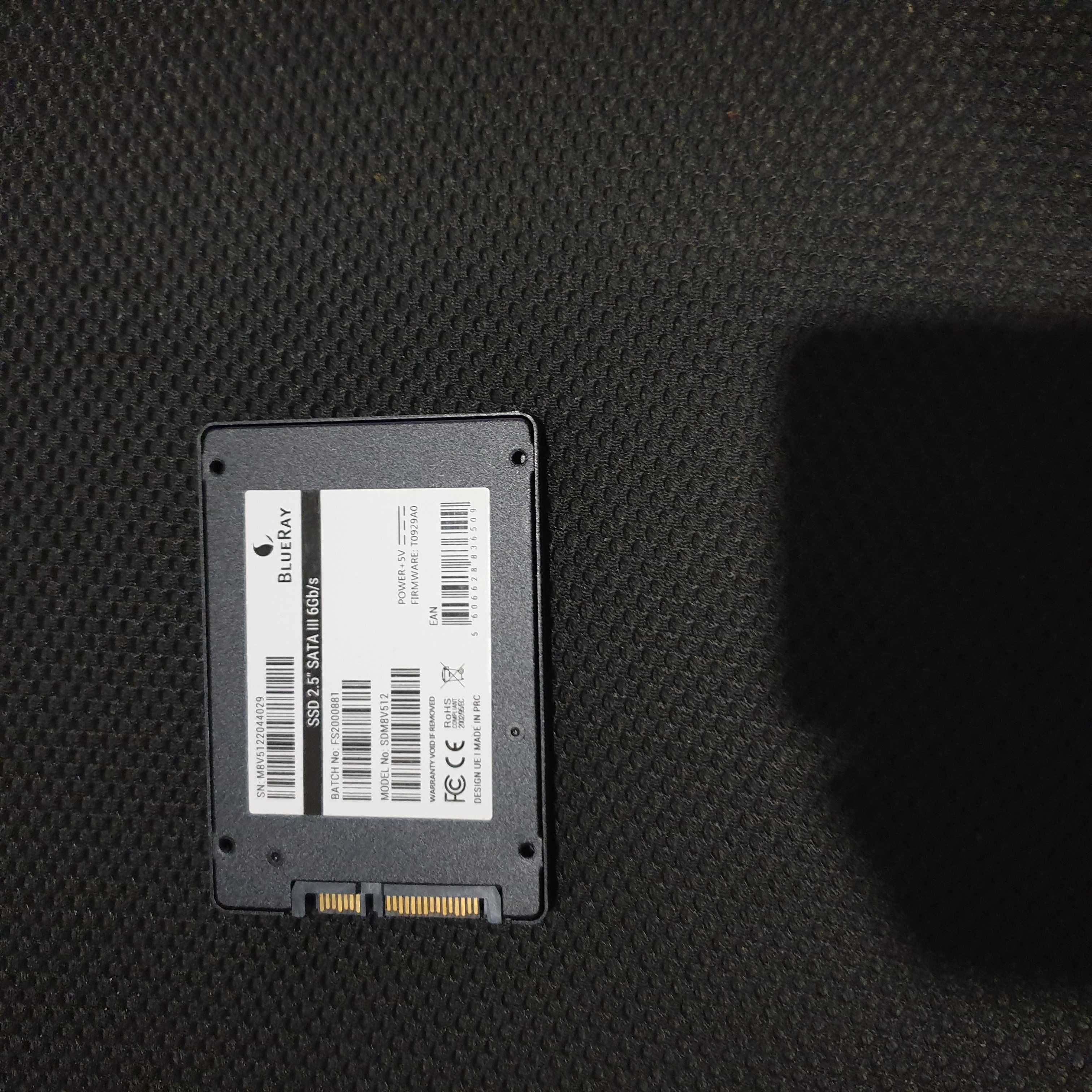 disco ssd Blueray ultra M8V  2,5" sata de 512gb, testado sem anomalia