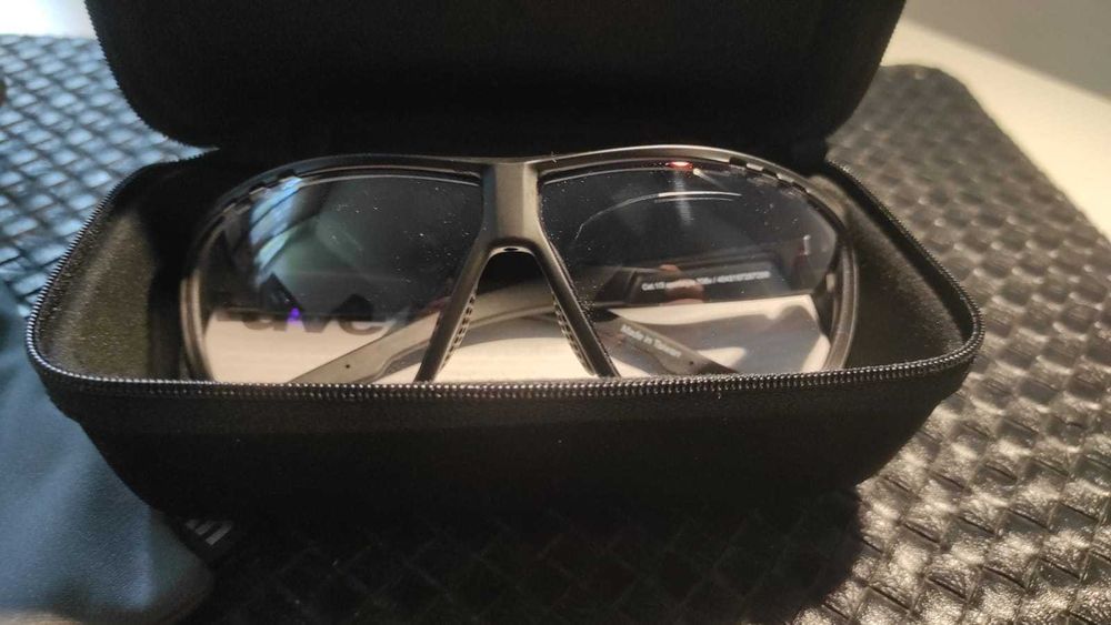 Uvex Unisex Sportstyle Sportowe Okulary, Czarny