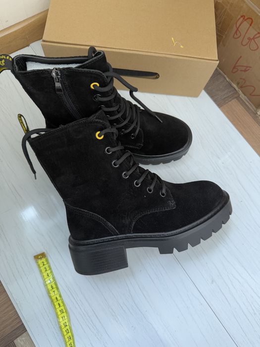 Ботинки замшеві зимові 36-23,5см