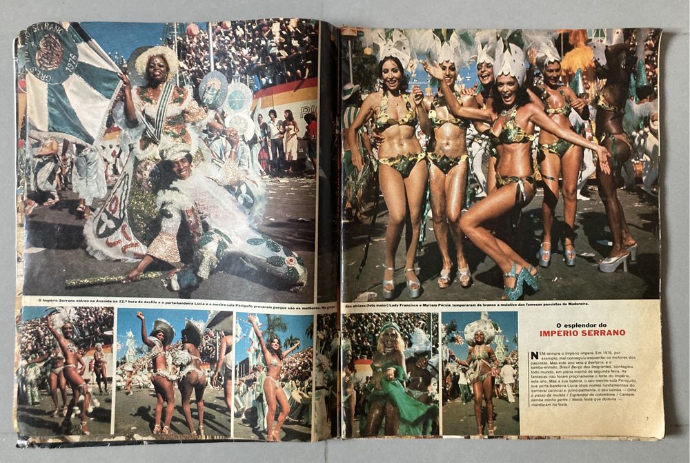 Бразильский ретро журнал о карнавале (1977)