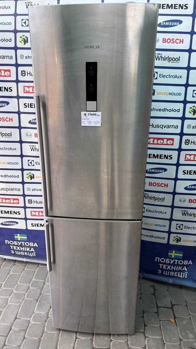Холодильник б/в SIEMENS 200/60/60 Металік No Frost #07596