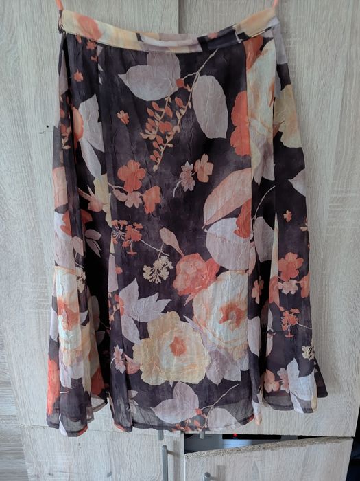 Spódnica letnia w stylu retro Vintage cerise  rozmiar 36