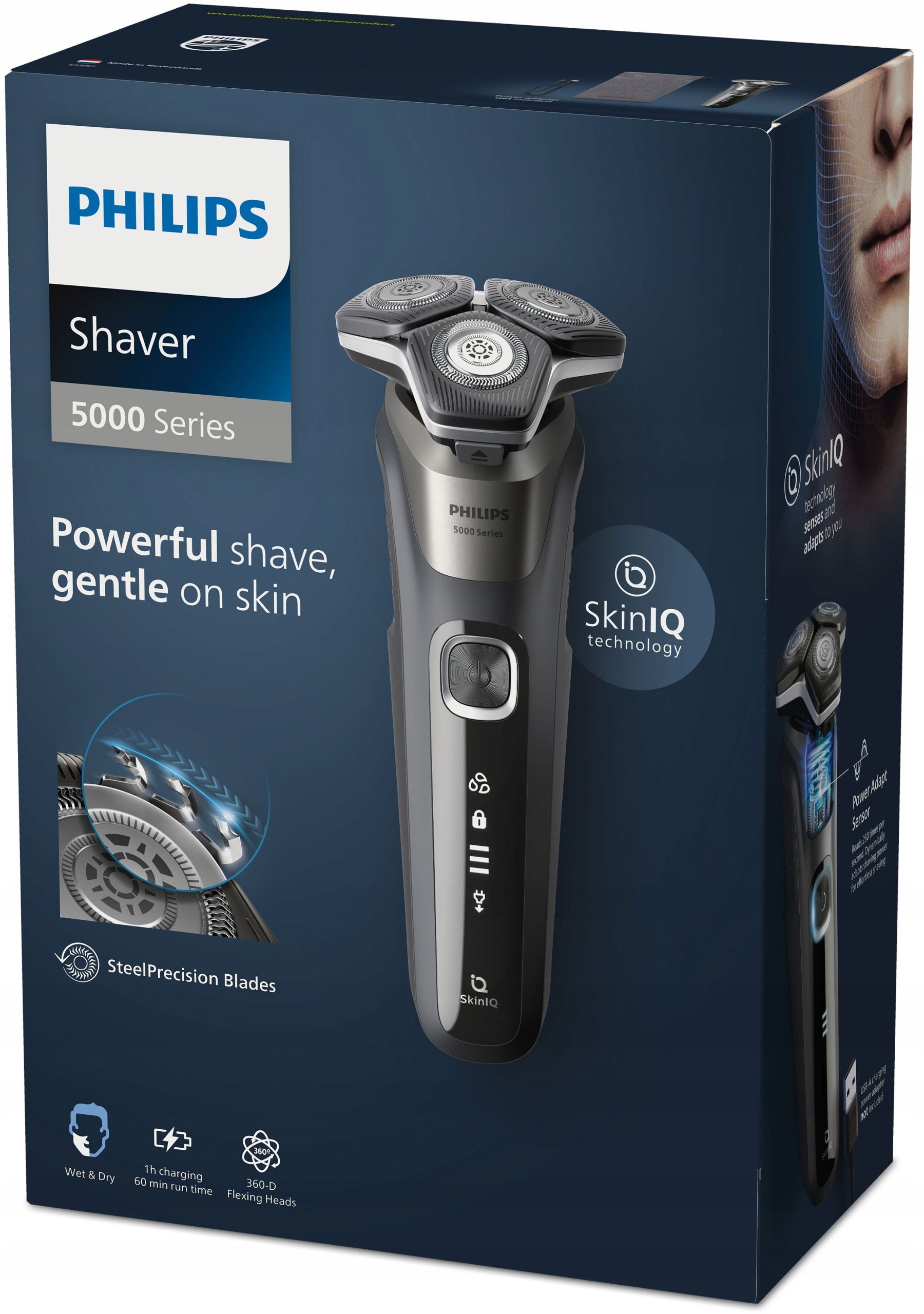 golarka męska philips series 5000 s5887/13 z trymerem jak nowa