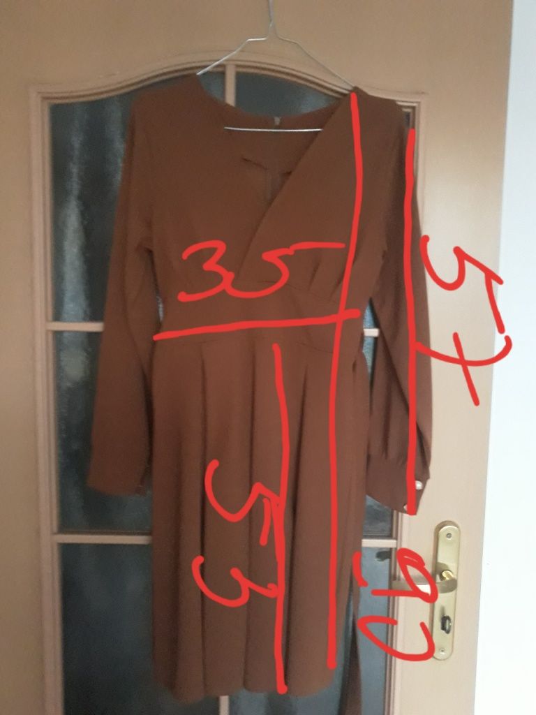 Sukienka brazowa 36
