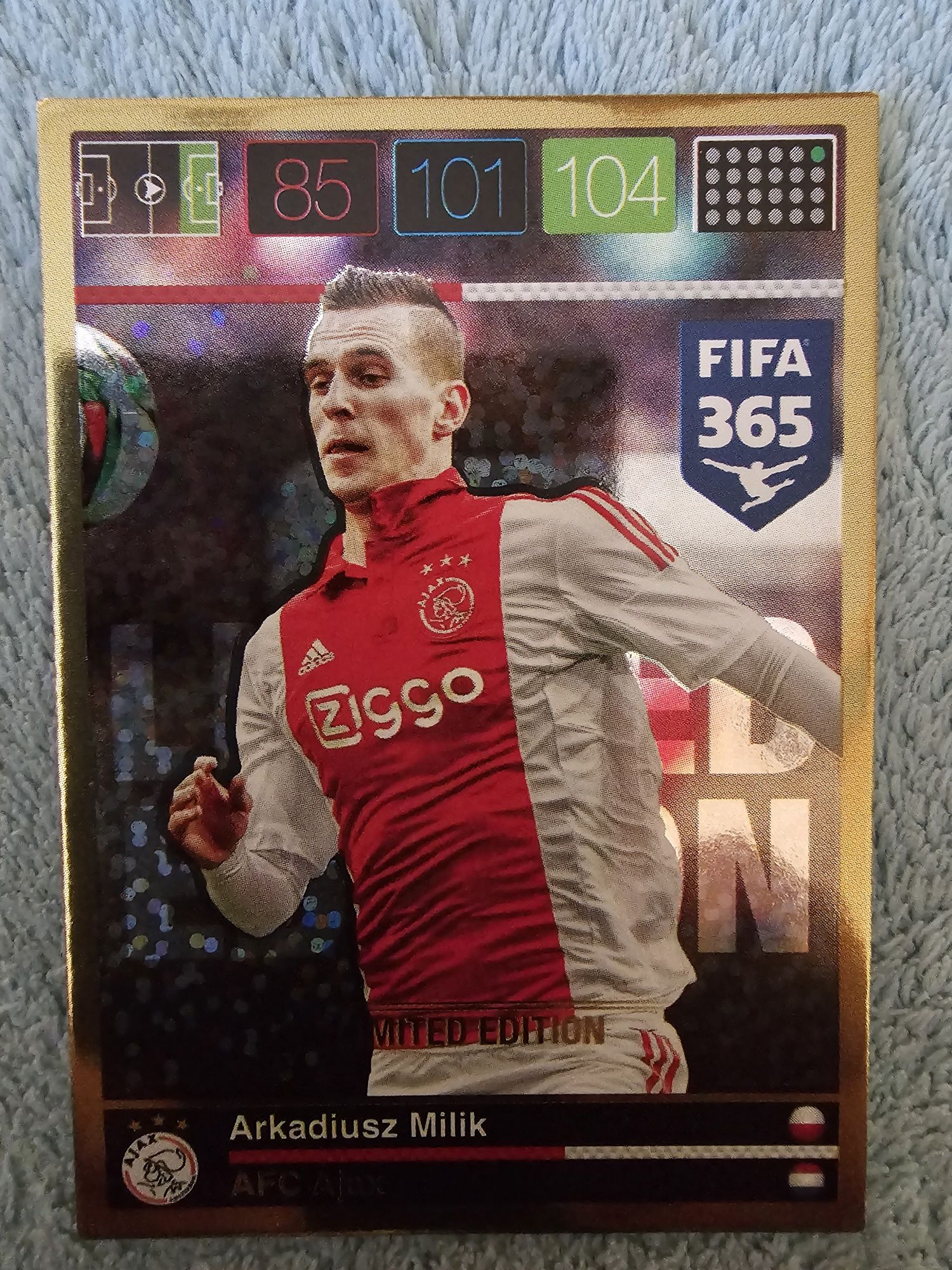 Karta piłkarska Fifa 365 Arkadiusz Milik Limited Edition