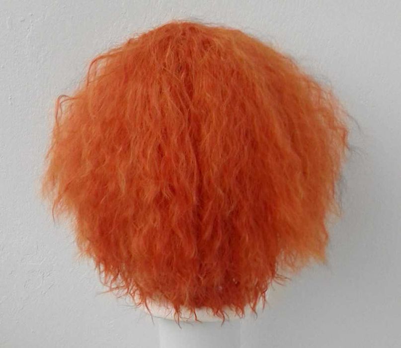 Mad Hatter Kapelusznik ruda pomarańczowa falowana peruka karbowana