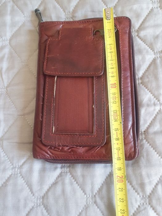 Saszetka skóra męska etui na dokumenty i telefon