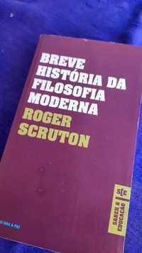 Baixou preço ->Livro: Breve História da Filosofia Moderna