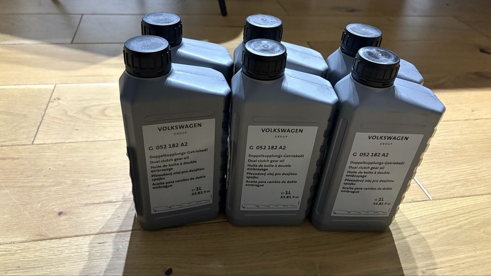 Olej do skrzyni biegów DSG  DQ250 G052 182 A2 komplet 6L