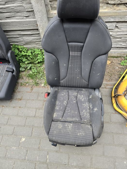 Fotel lewy przód audi a3 8v 3d poszycie materiał sportsline kubełek