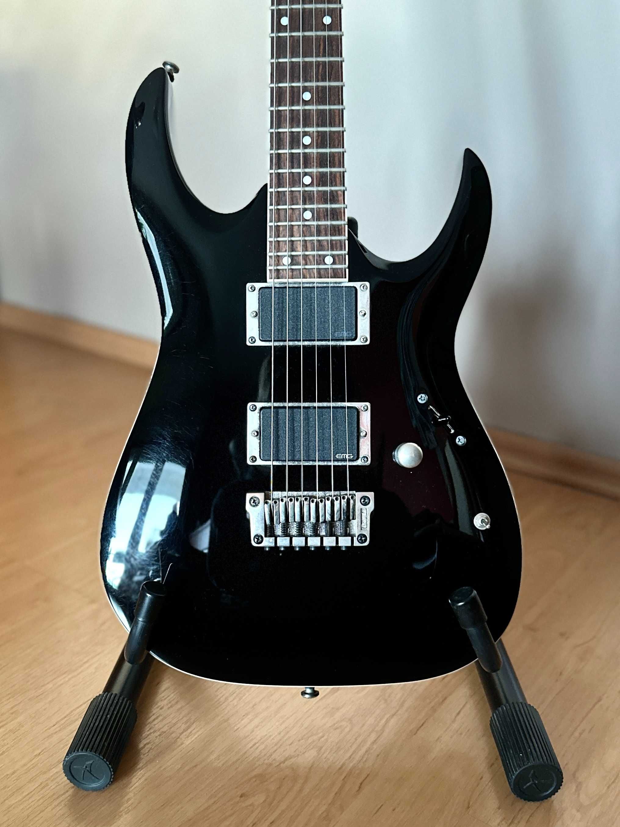 Ibanez RGA42 Bk + EMG 60/81 - gitara elektryczna