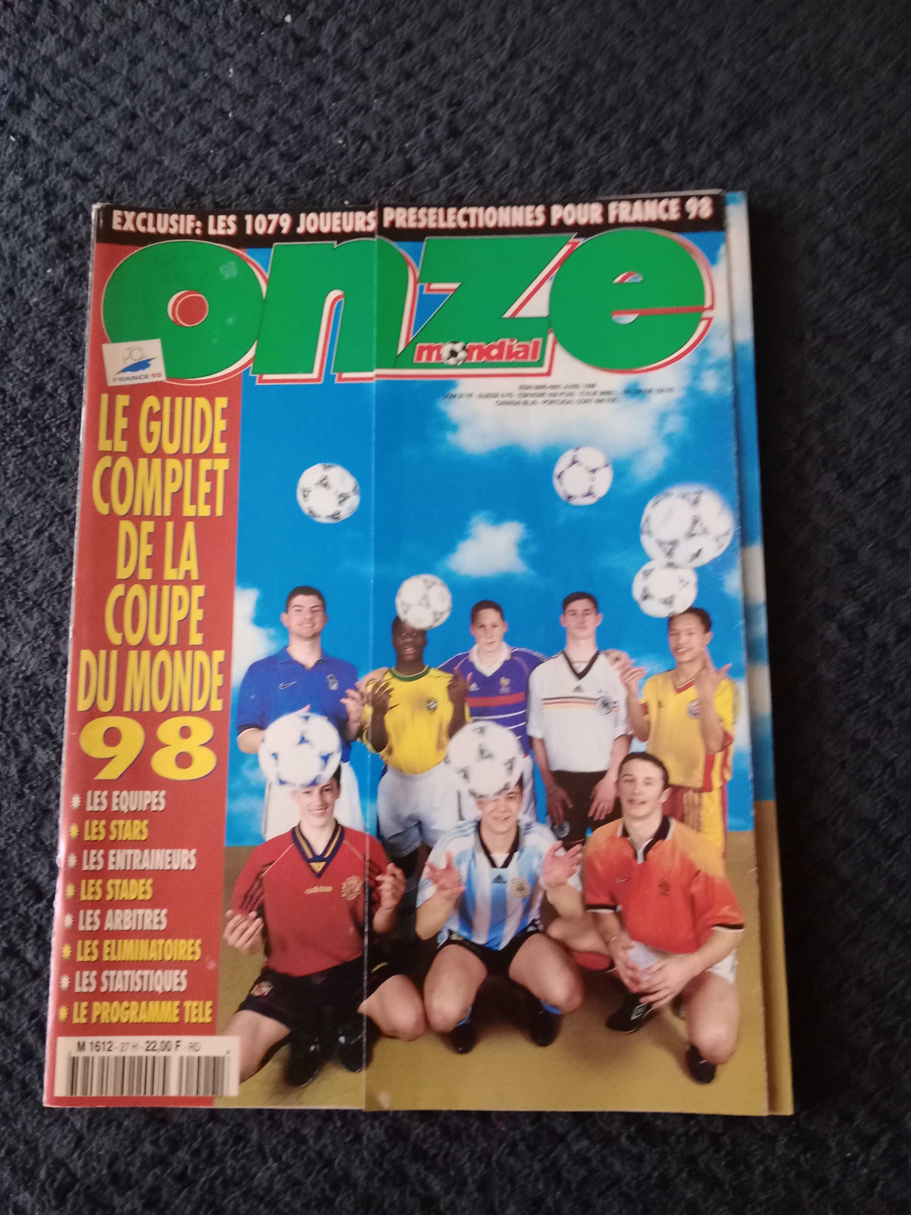 Onze Mondial - Guia completo da Copa do Mundo - França 98