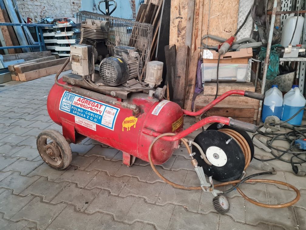 Kompresor Polmo Gorlice 80L 135L/Min 8 Bar 1.1KW 380V