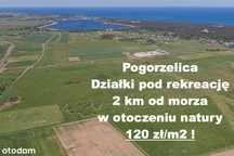 Działki rekreacyjne w Pogorzelicy 2 km od morza