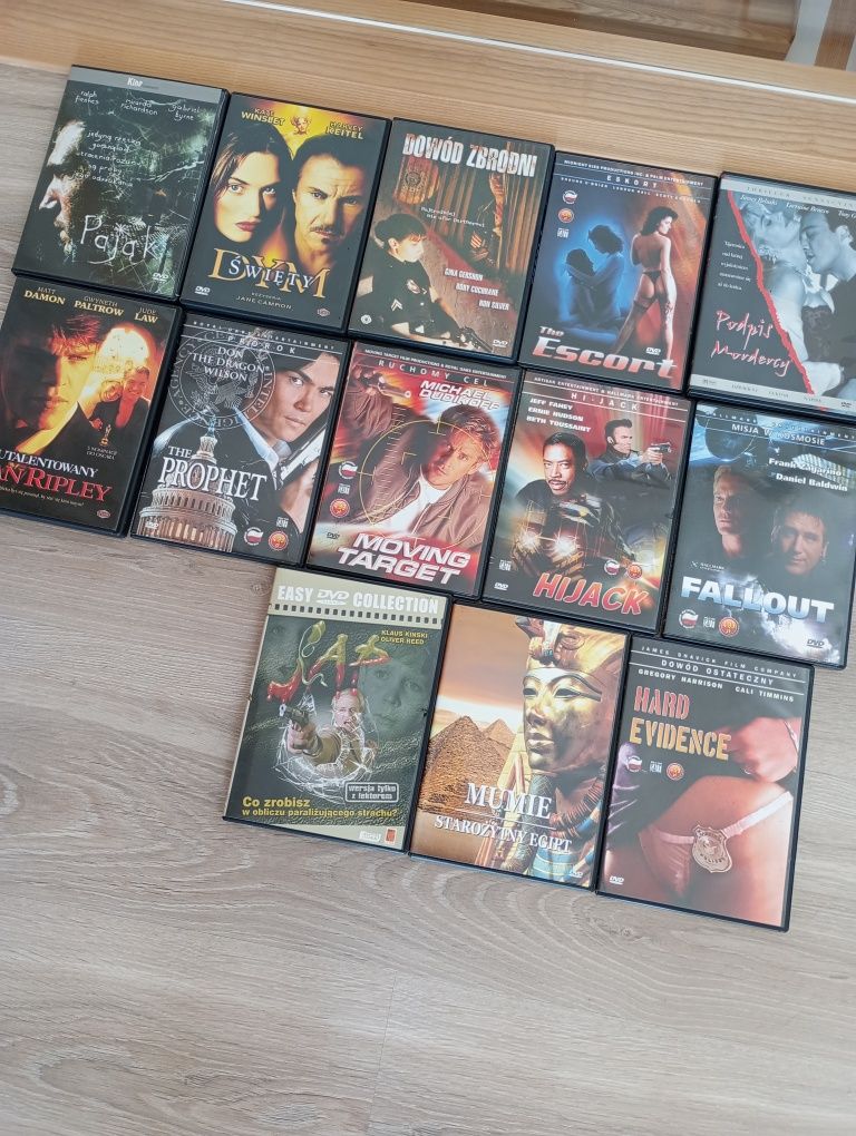 Płyty DVD filmy 13 sztuk