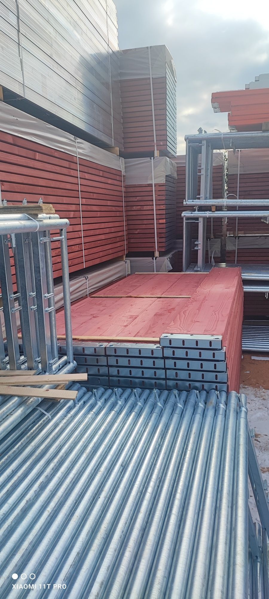 Duży zestaw rusztowanie 215m2 Pletac