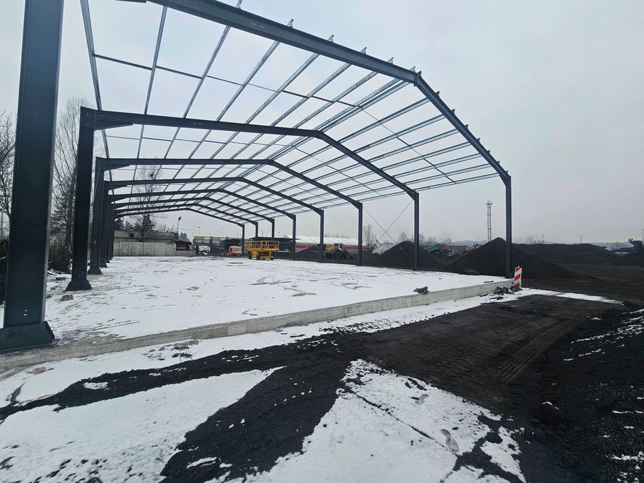 Konstrukcja stalowa 11,3 x 24 x 5m h 271m2 wiata stalowa