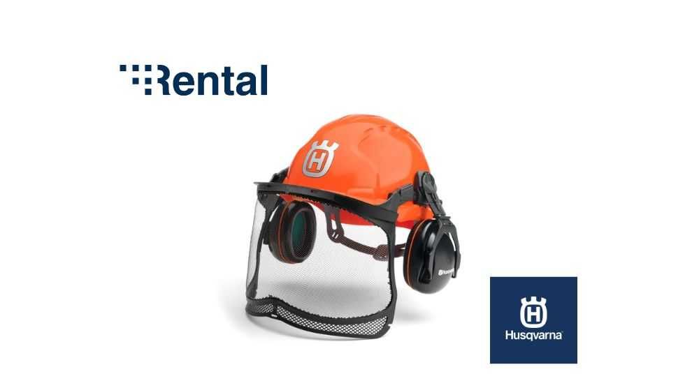 Kask leśny HUSQVARNA, nowy od ręki, faktura