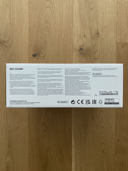 Pioneer DEH-S520BT igual a novo