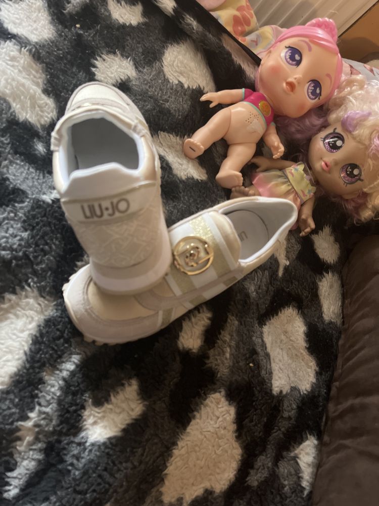 Buty LIU JO rozmiar 37 złoto bezowe