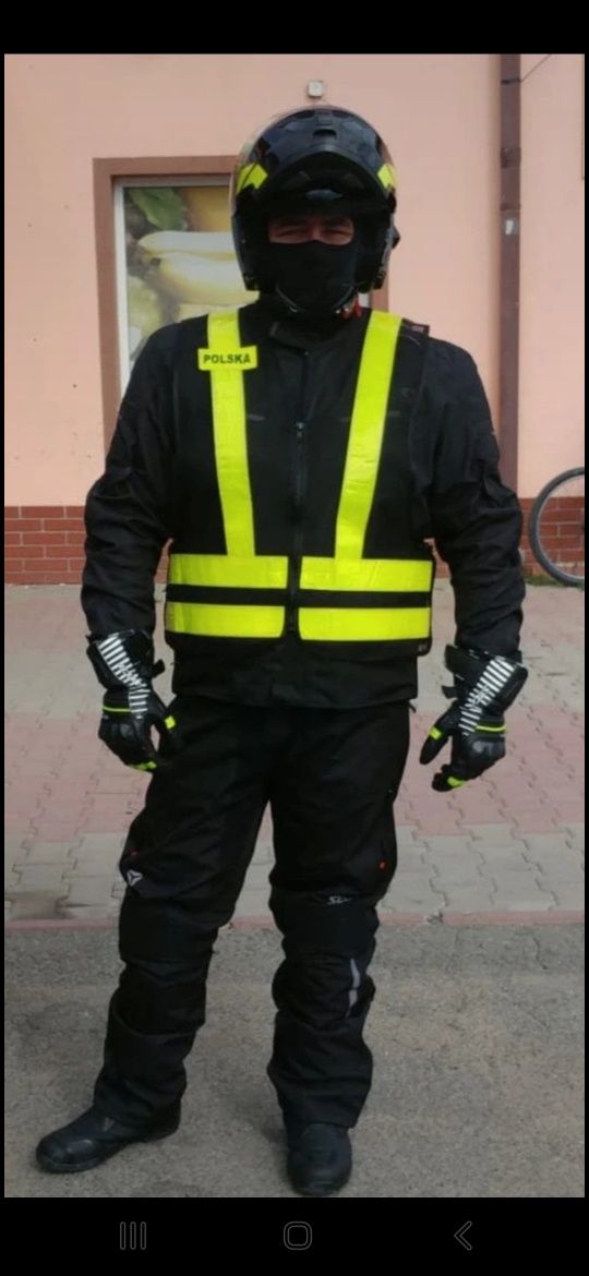 Kurtka na motocykl spodnie cały zestaw