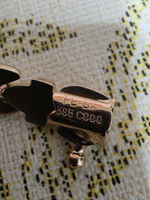 золотой браслет , 585 проба золота