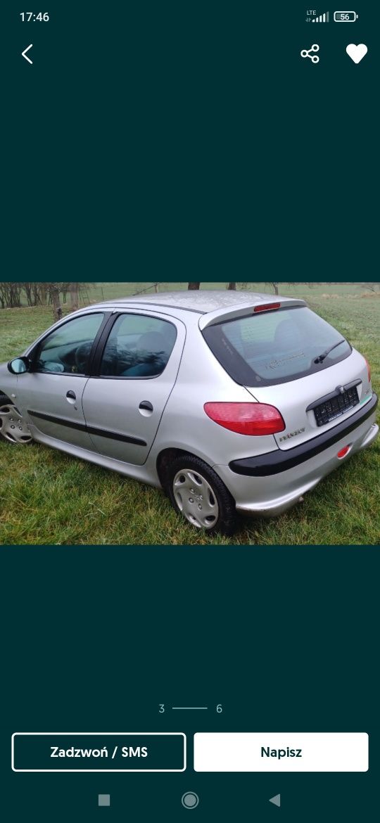 Peugeot 206 1.1 benzyna