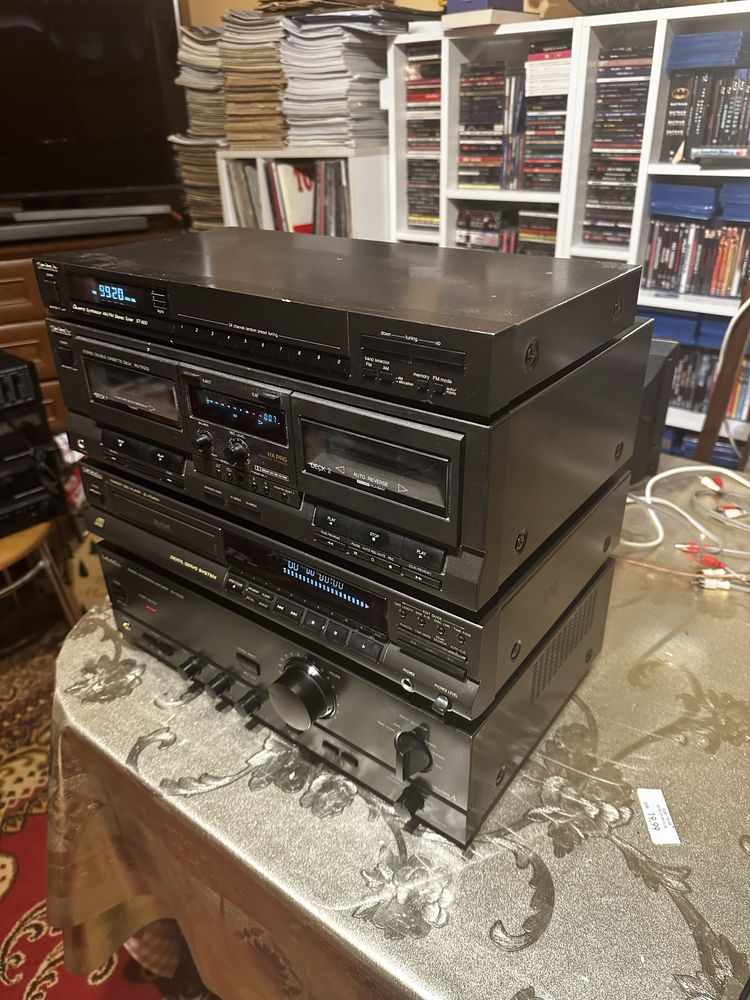 Wieża Technics 4 elementy - SU-VZ320, SL-PG460A, RS-TR232, ST 600
