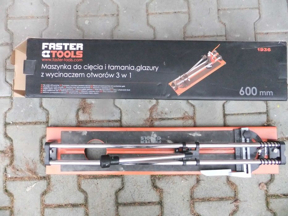 Maszynka do glazury z wycinakiem 600 mm FASTER TOOLS jak nowe