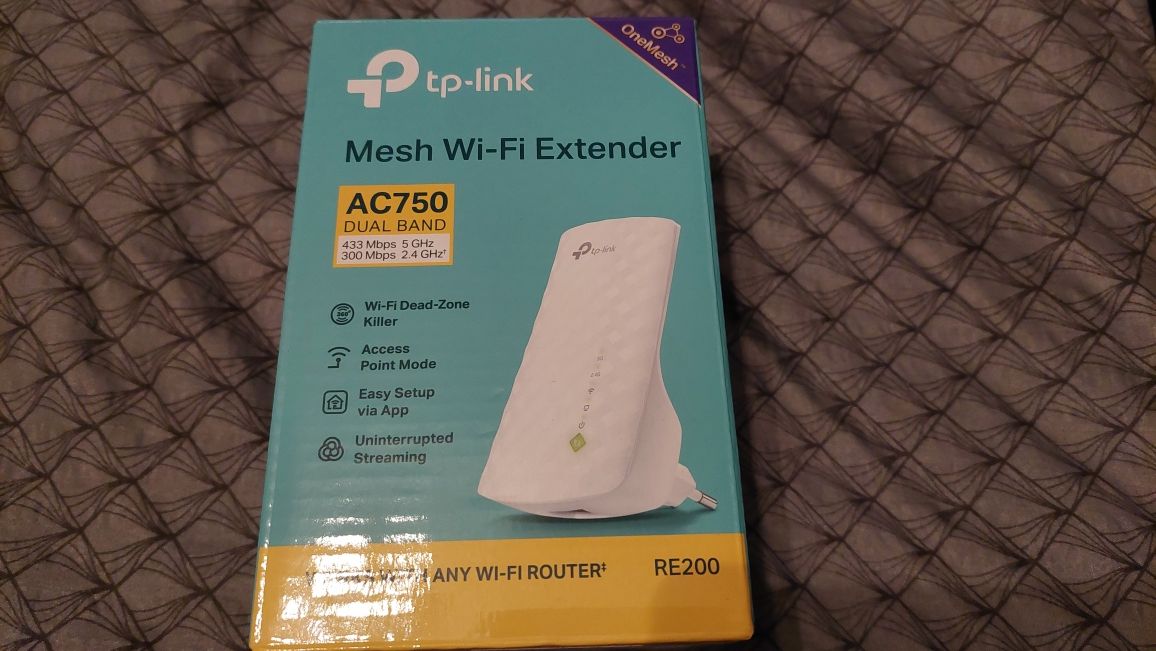 Wzmacniacz sieci WiFi TP-LINK RE200 NOWY