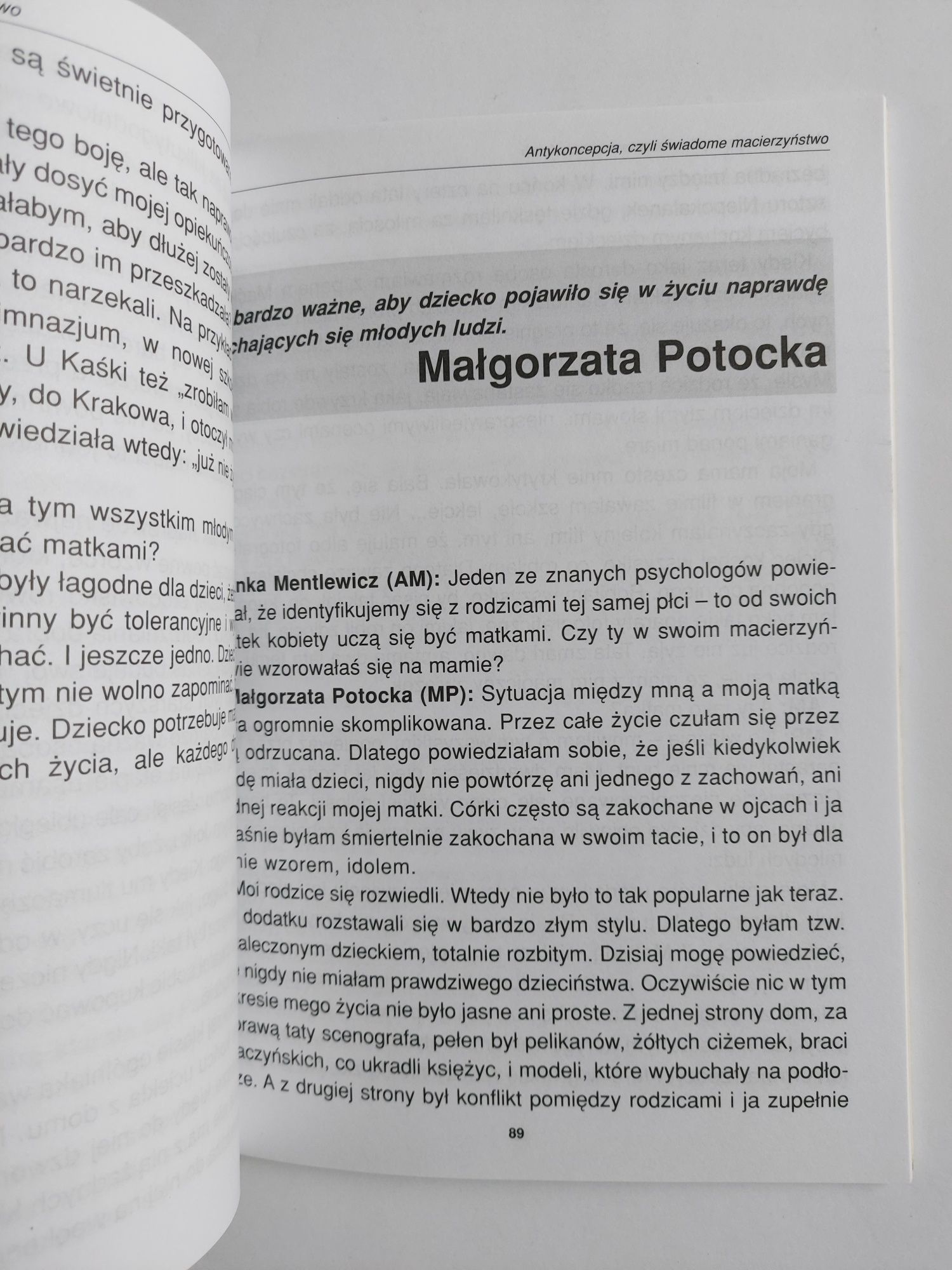 Antykoncepcja czyli świadome macierzyństwo