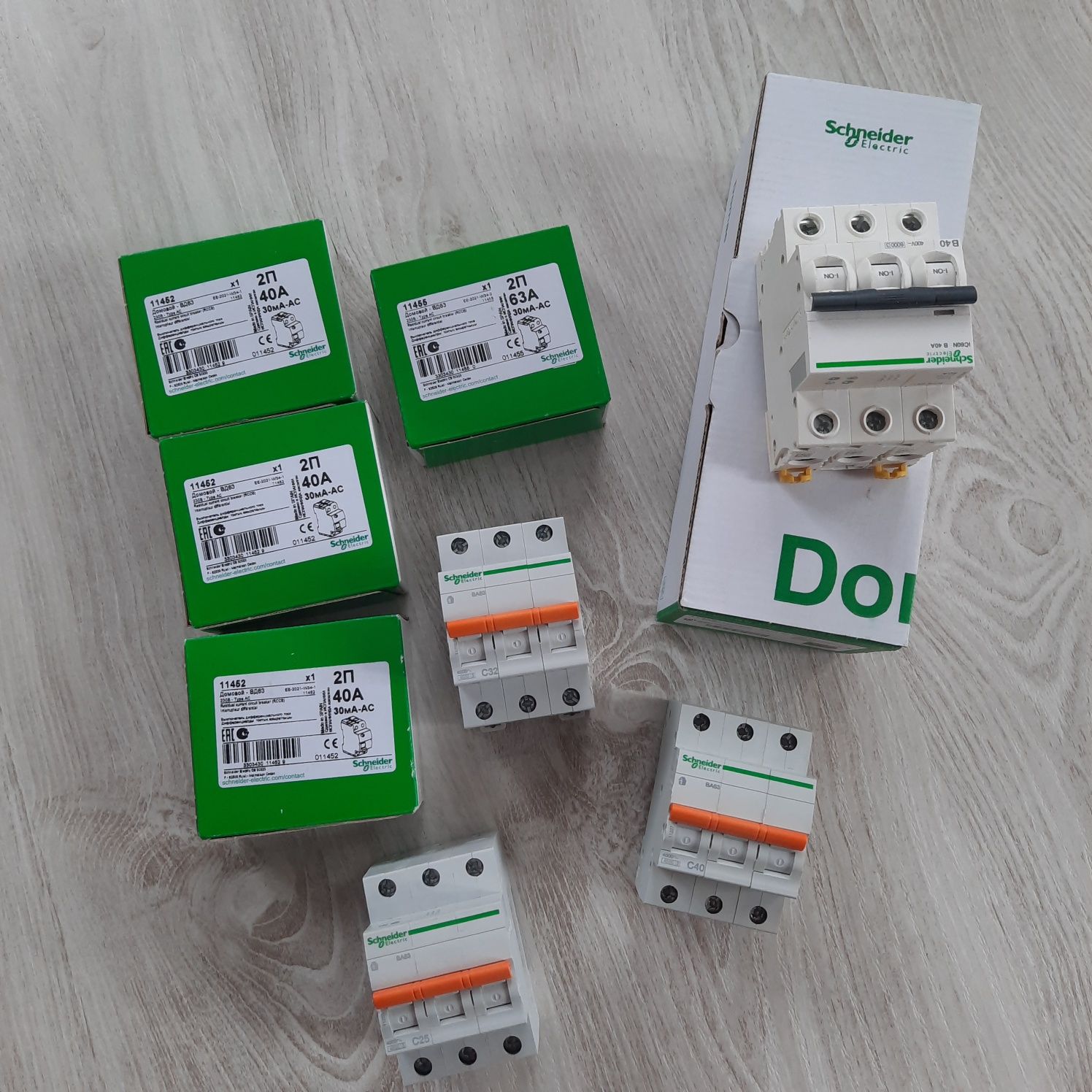 Автоматичний вимикач Schneider Electric ВА63 3P 40A C