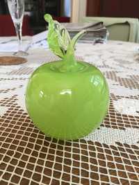 Jabłko szklane dekoracja
