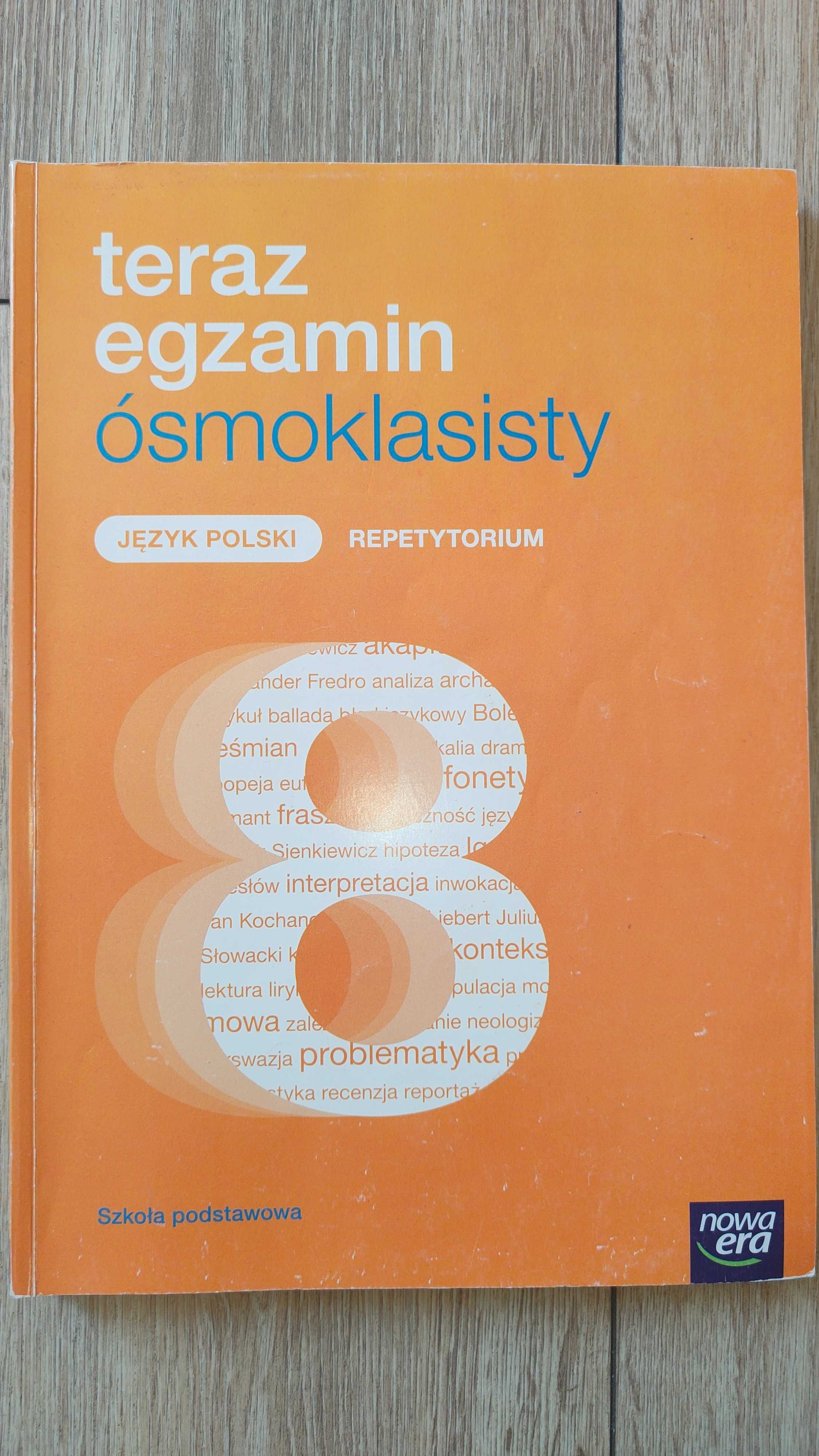 Teraz egzamin ósmoklasisty repetytorium język polski nowa era