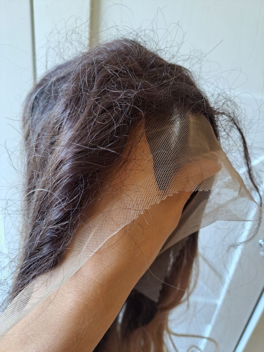 Peruka włosy syntetyczne front lace dluuga