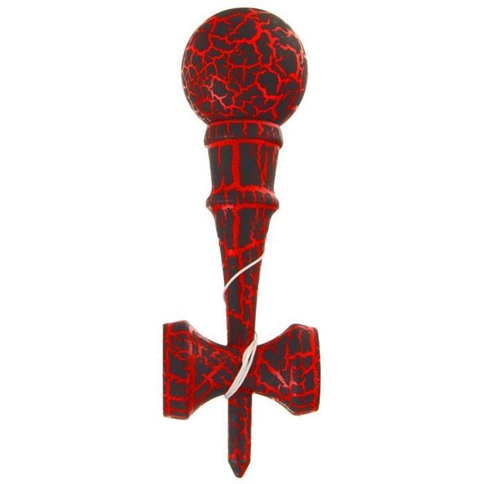 Kendama Drewniana Gra Zręcznościowa - czerwona