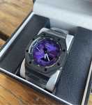 Casio G Shock 2100 purple. Custom часы. Оригінал , металевий корпус