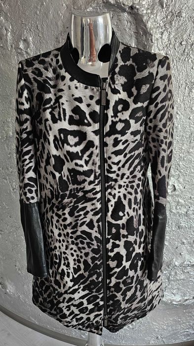 Gil Santucci płaszcz panterka skóra roz L/XL