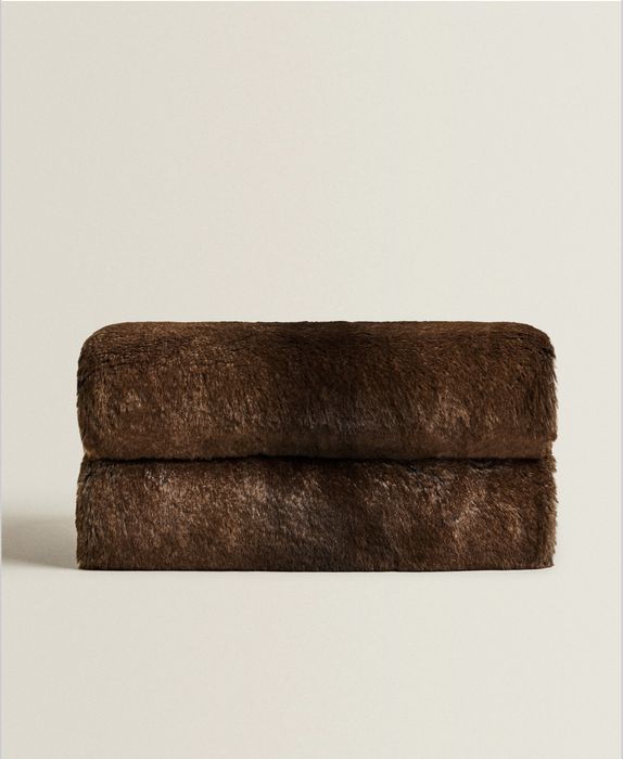 Manta Pelo Sintético Zara Home NOVO