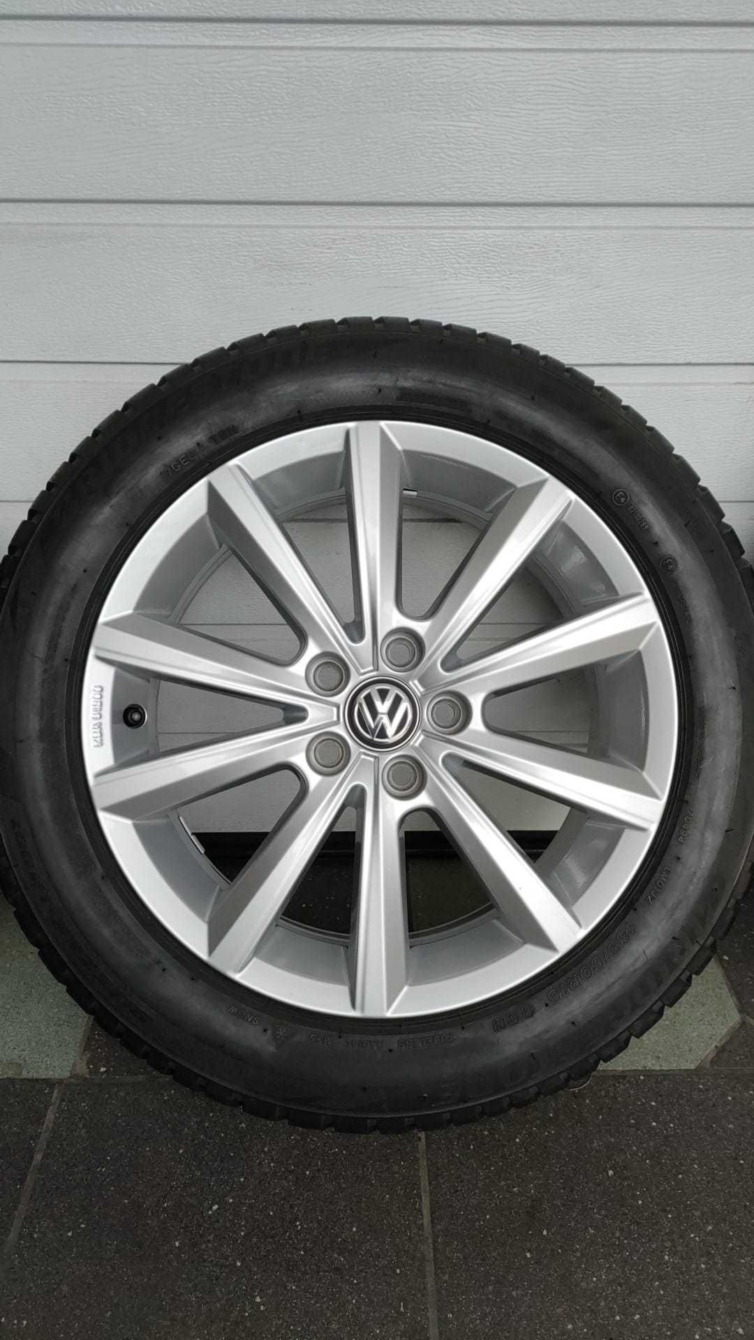 Koła Vw Polo VI Skoda 16" opony zima 185/60/16 Bridgestone (OL1529)