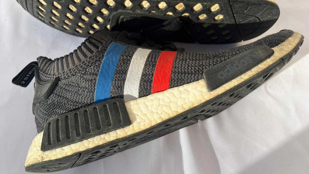 adidas NMD R1 Tri Color Stripes Black