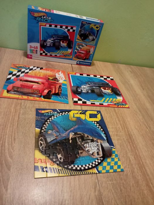 Puzzle Hot Wheels 3x48