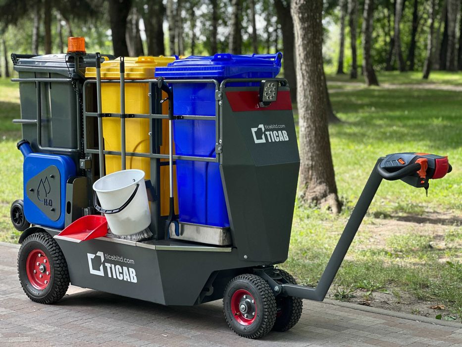 Wózek Elektryczny do Segregacji Śmieci TICAB City Beetle