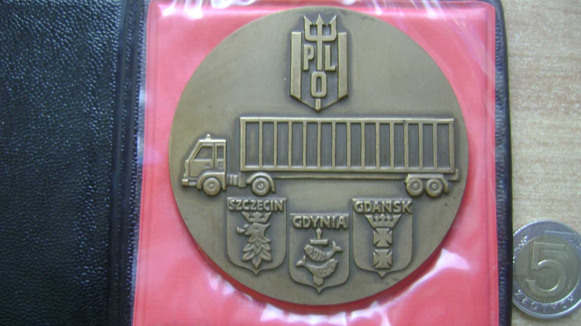 Starocie z PRL - Gdynia = Zestaw 2 Medale PLO TANIO