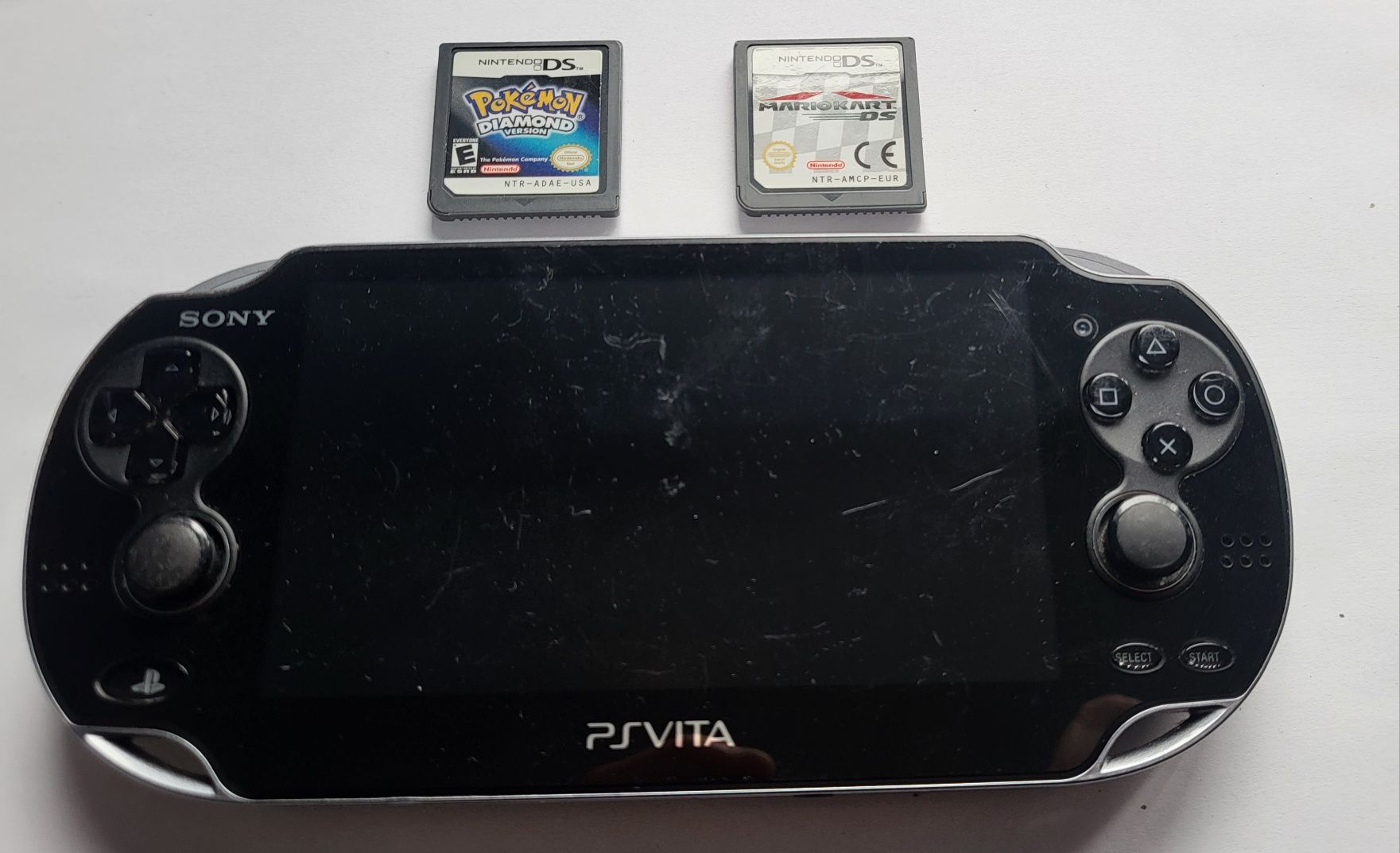 PSP VITA + gry Pokemon, Mario