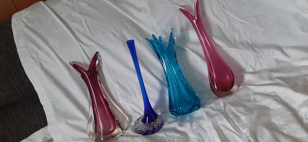 szkło murano . wazon murano . wazon na kwiaty