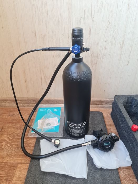 Мини акваланг Набор Chikadiv C700 Plus Black кислородный баллон 2.0 L