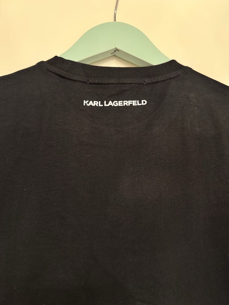Футболка Karl Lagerfed розміри S, M, жіноча футболка Карл Лагерфельд